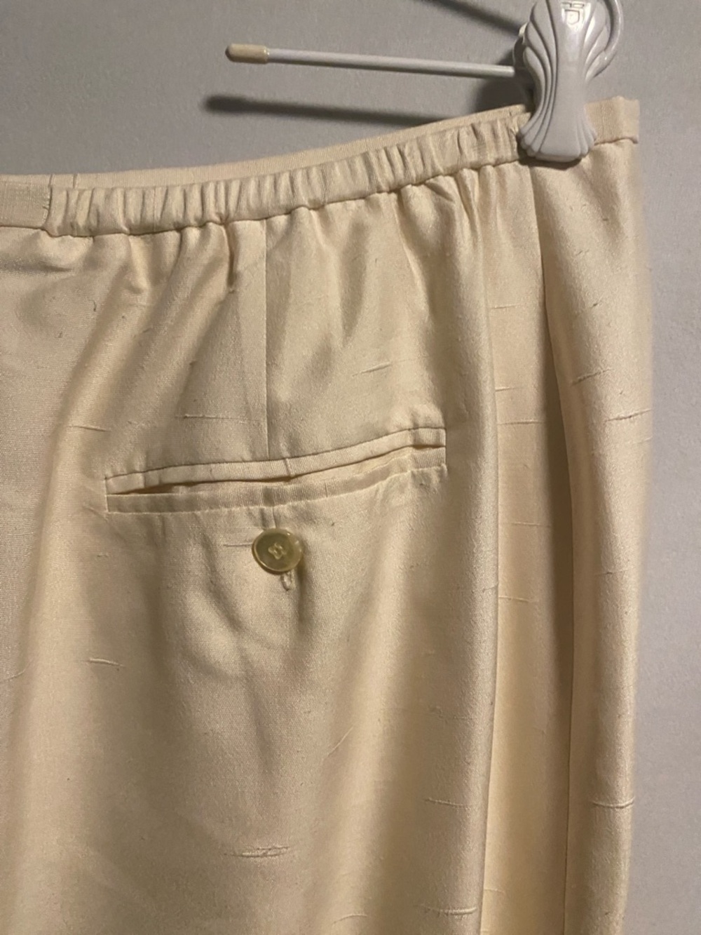 Jones New York Light Cream Pencil Skirt - Picture 5 of 8